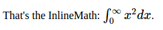 Inline math
