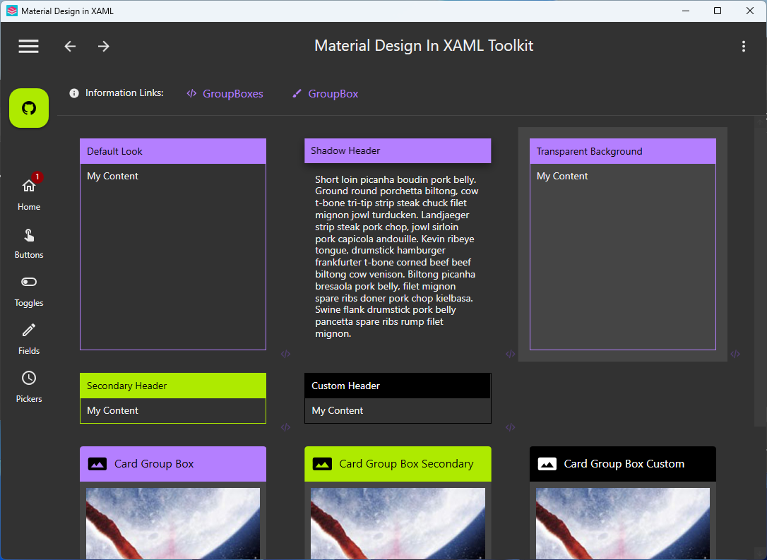 Groupboxes