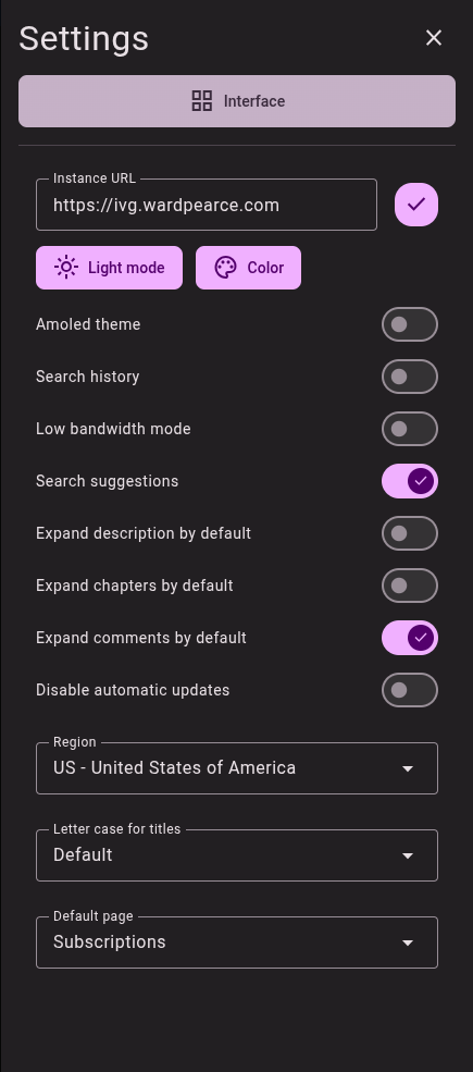 Screenshot 3 of Materialious — opens full size