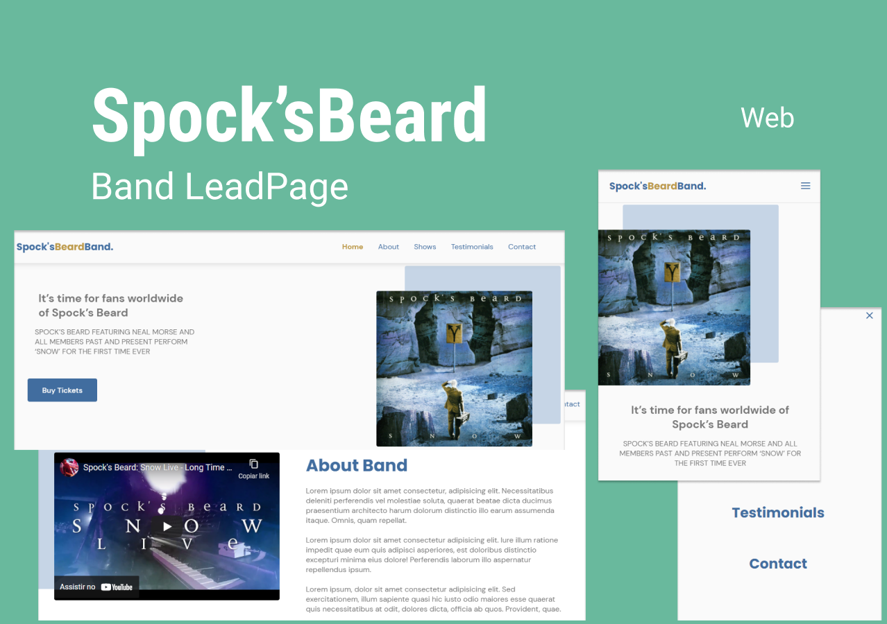 Spock's Beard LeadPage