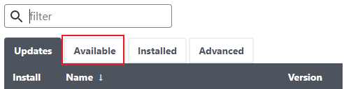 available plugins