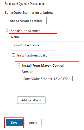 create sonar scanner