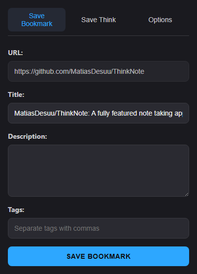 Extension screenshot