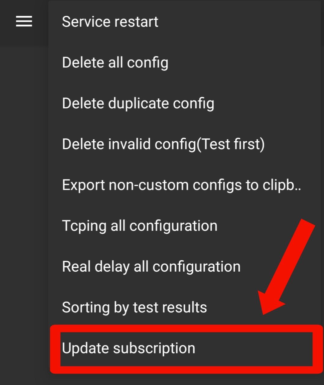 v2rayNG Step 2