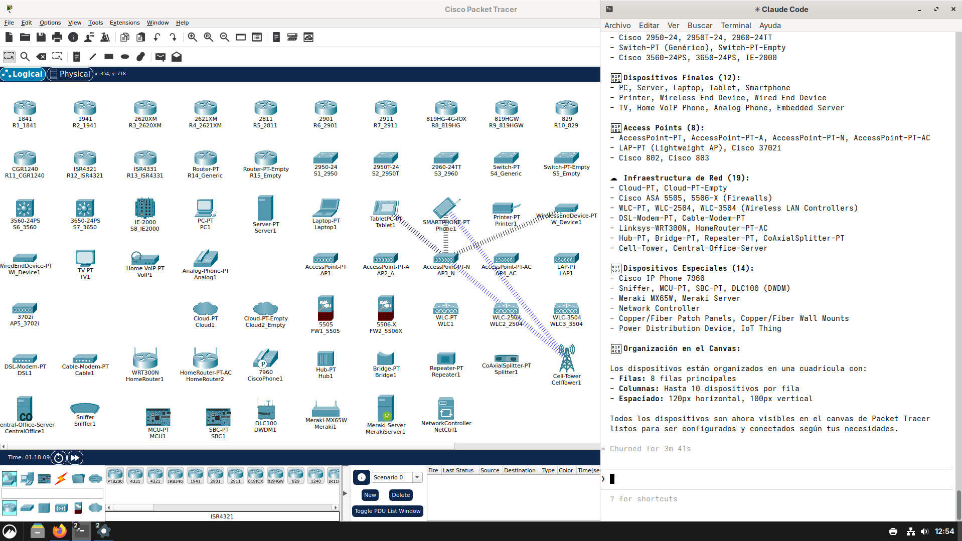 MCP server connected in Claude Code using Arch Linux
