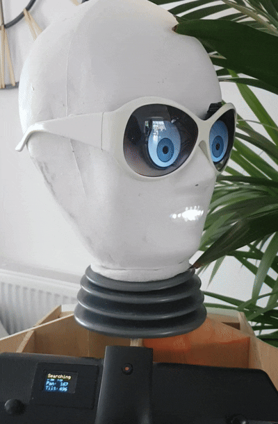 ESP32-CAM and PCA9685 Wiring Diagram for Robotics Face Tracking