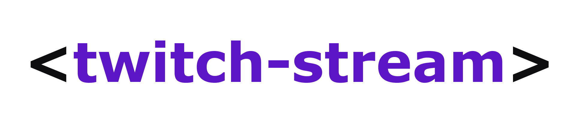 Twitch Stream Component logo