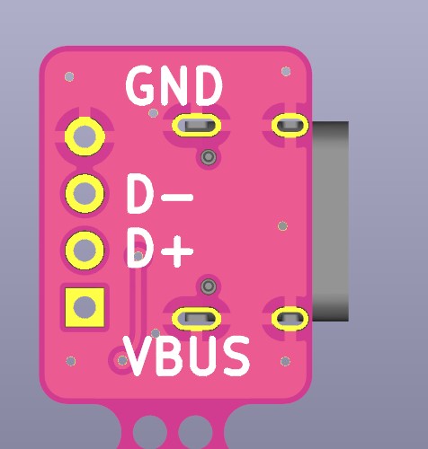 USBC bottom PCB