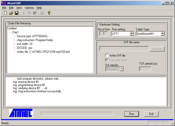 ATMISP setup