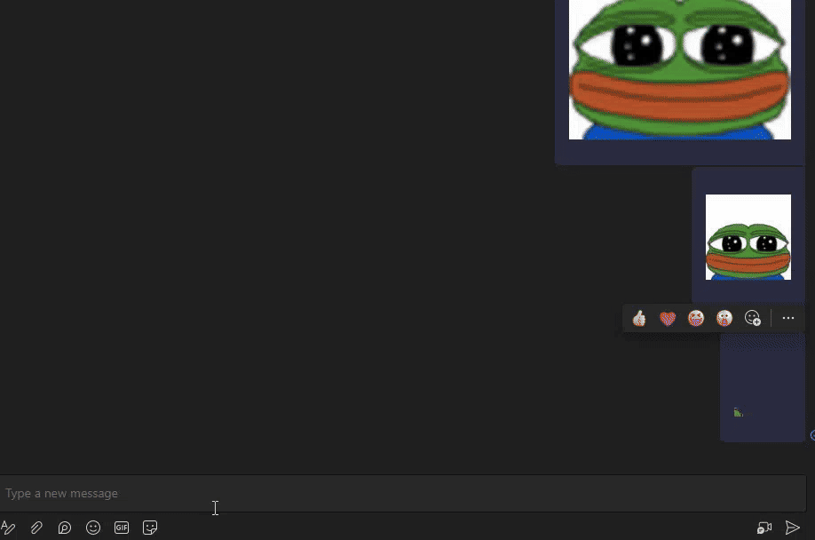 pasting a discord animated emoji into a teams chat