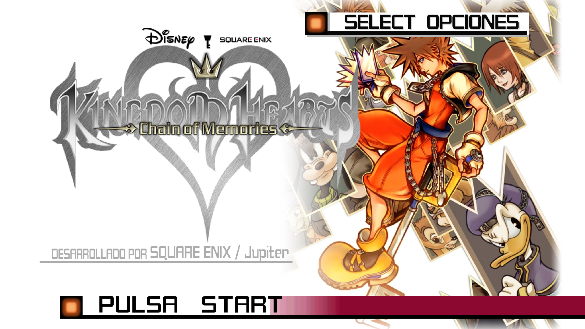 HD title and menus