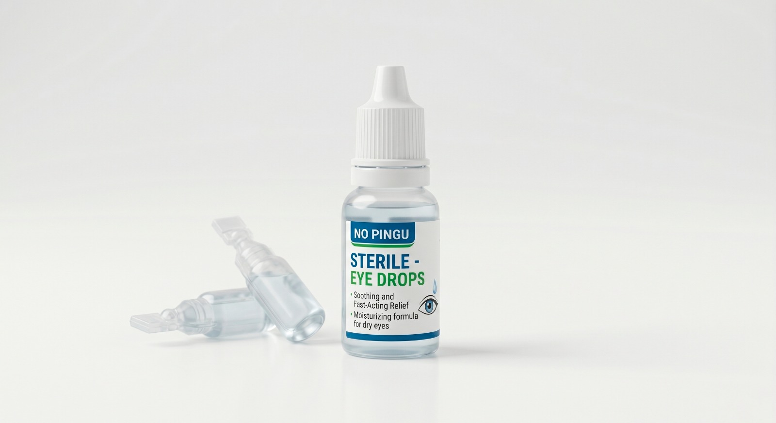 Eye drop bottle for eye treatment