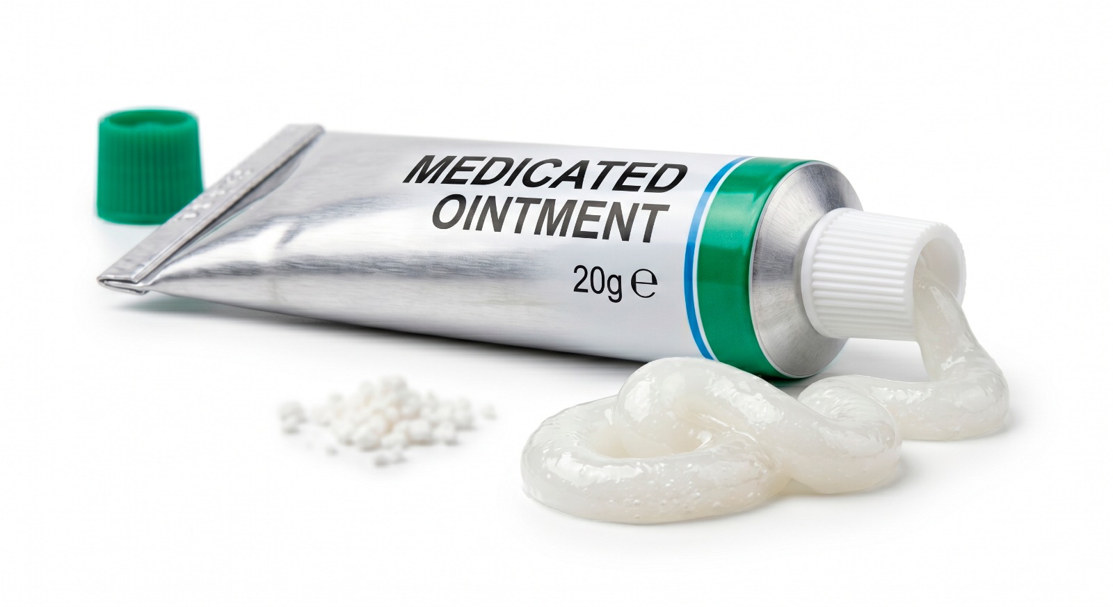 A medicinal ointment tube