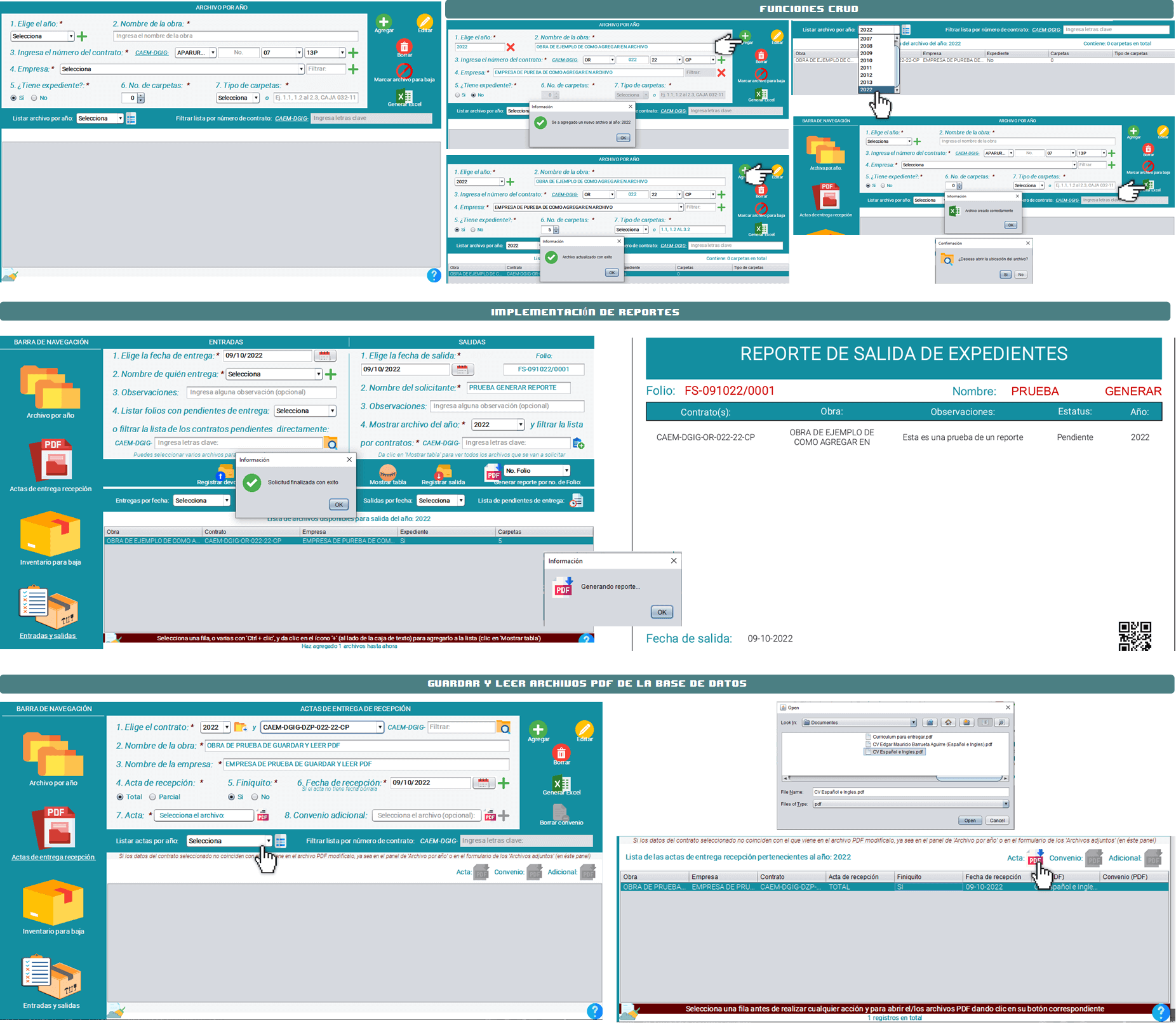  Hecho con el lenguaje Java y su librería gráfica Java Swing, el 
                framework de gestión de proyectos de software Maven, la biblioteca JasperReports para la creación de reportes y NetBeans IDE - Base 
                de Datos local MySQL.