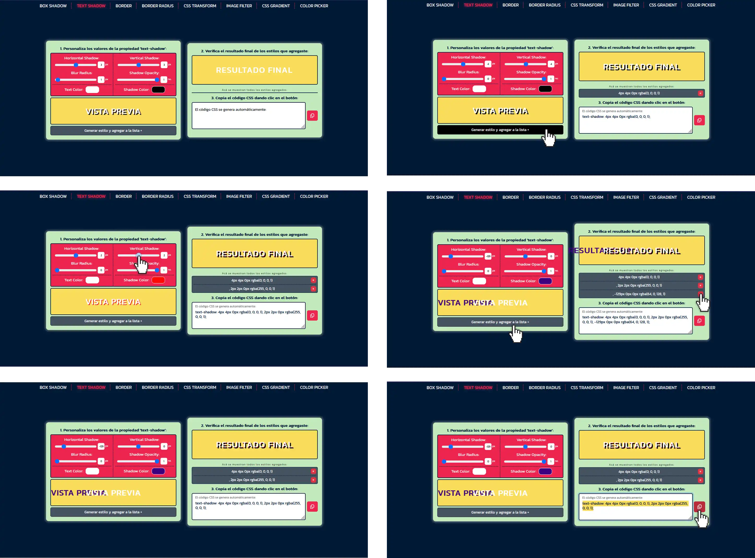 HTML para la estructuración, JavaScript para la funcionalidad, SCSS y el 
                framework Bootstrap para los estilos, el módulo gh-pages de npm para la publicación de la página en GitHub Pages.