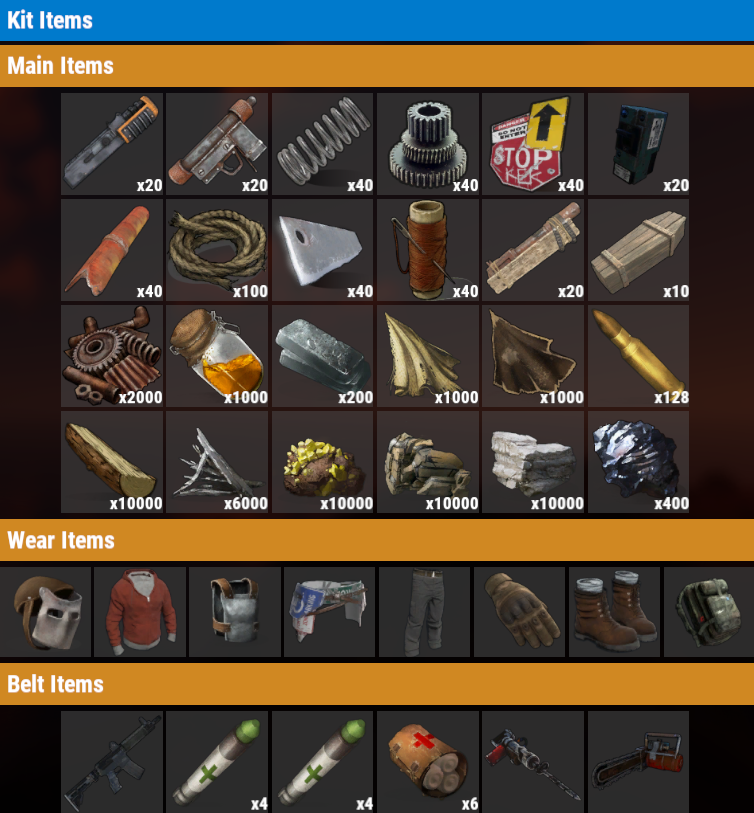 CEO kit contents