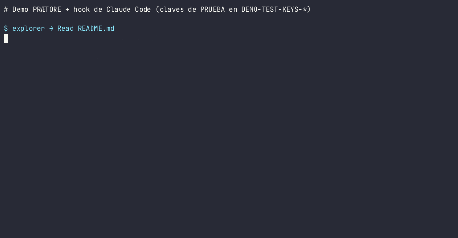 Claude Code hook demo: allow, deny, approval, then offline verification and a rejected tampered receipt