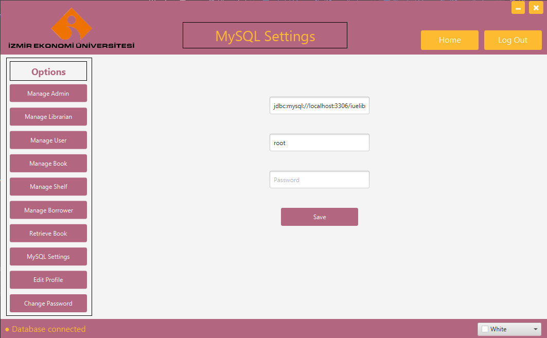 MySQL Settings