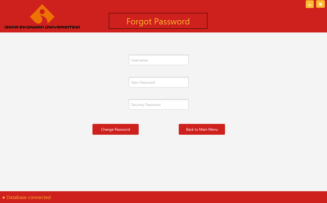 Forgot Password