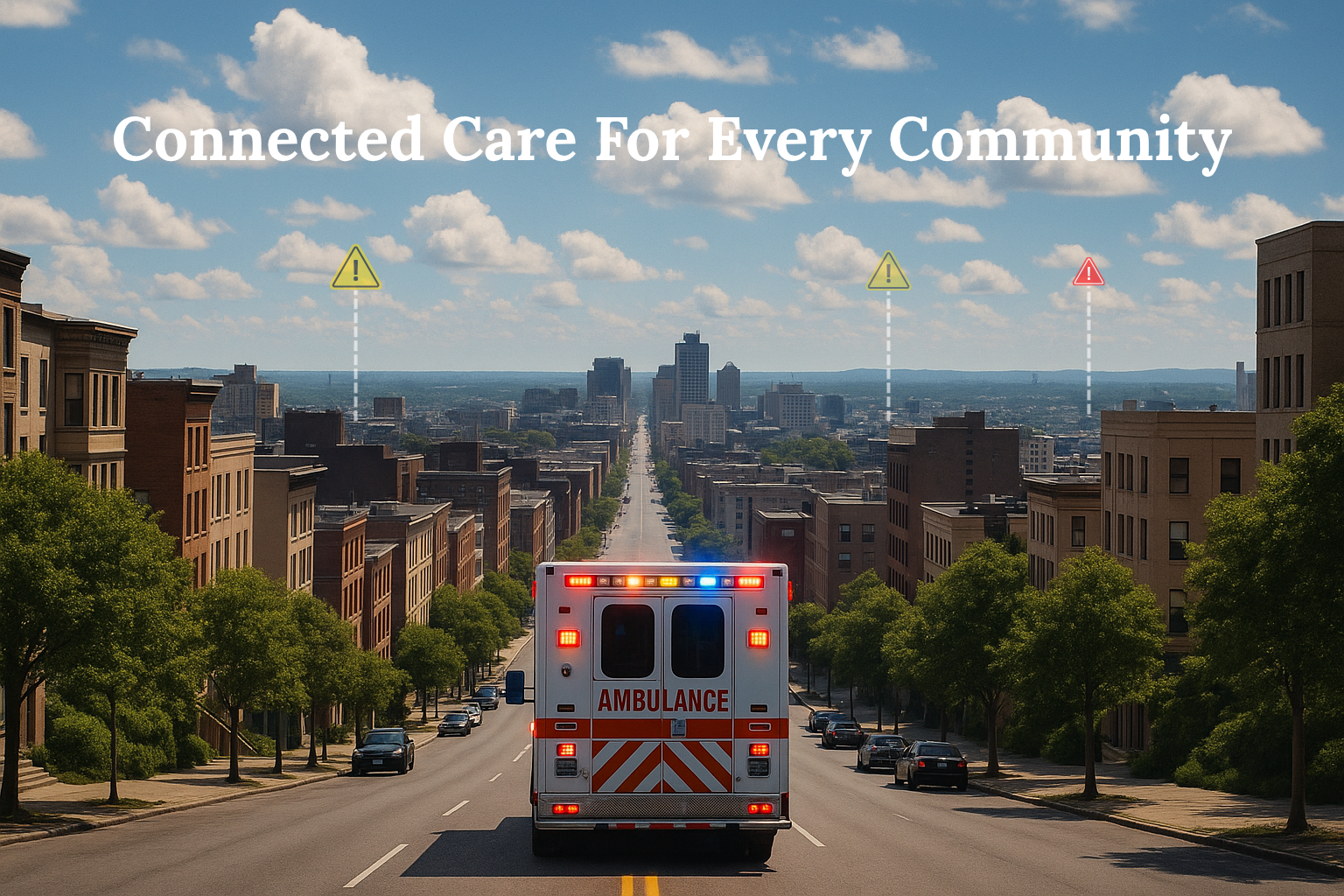 Proactive care dashboard showing AI prediction and health monitoring insights from the Joe & Emmy Liu Foundation