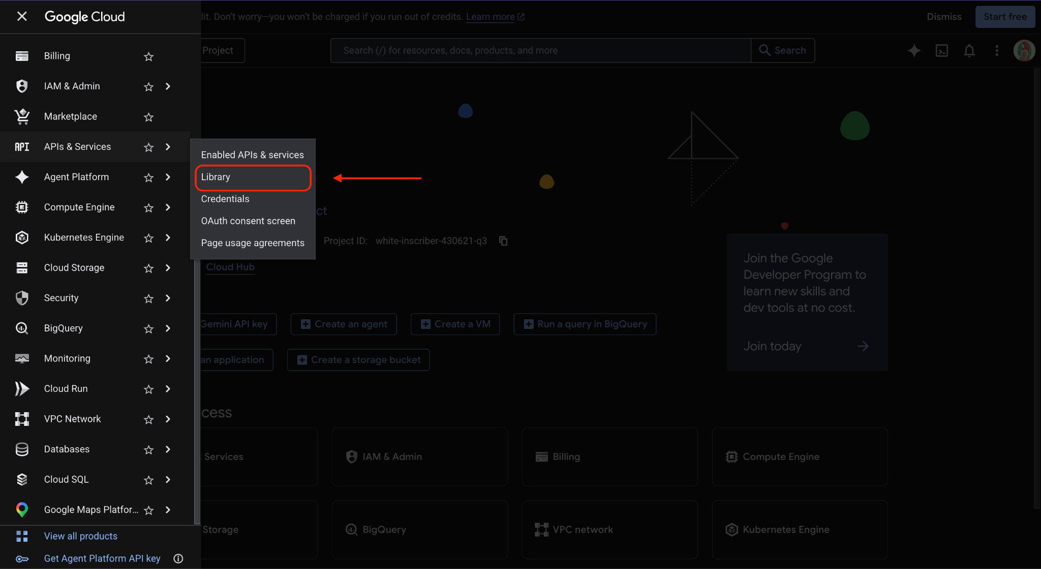 Google Cloud API Library