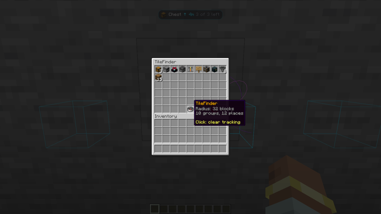 The server menu