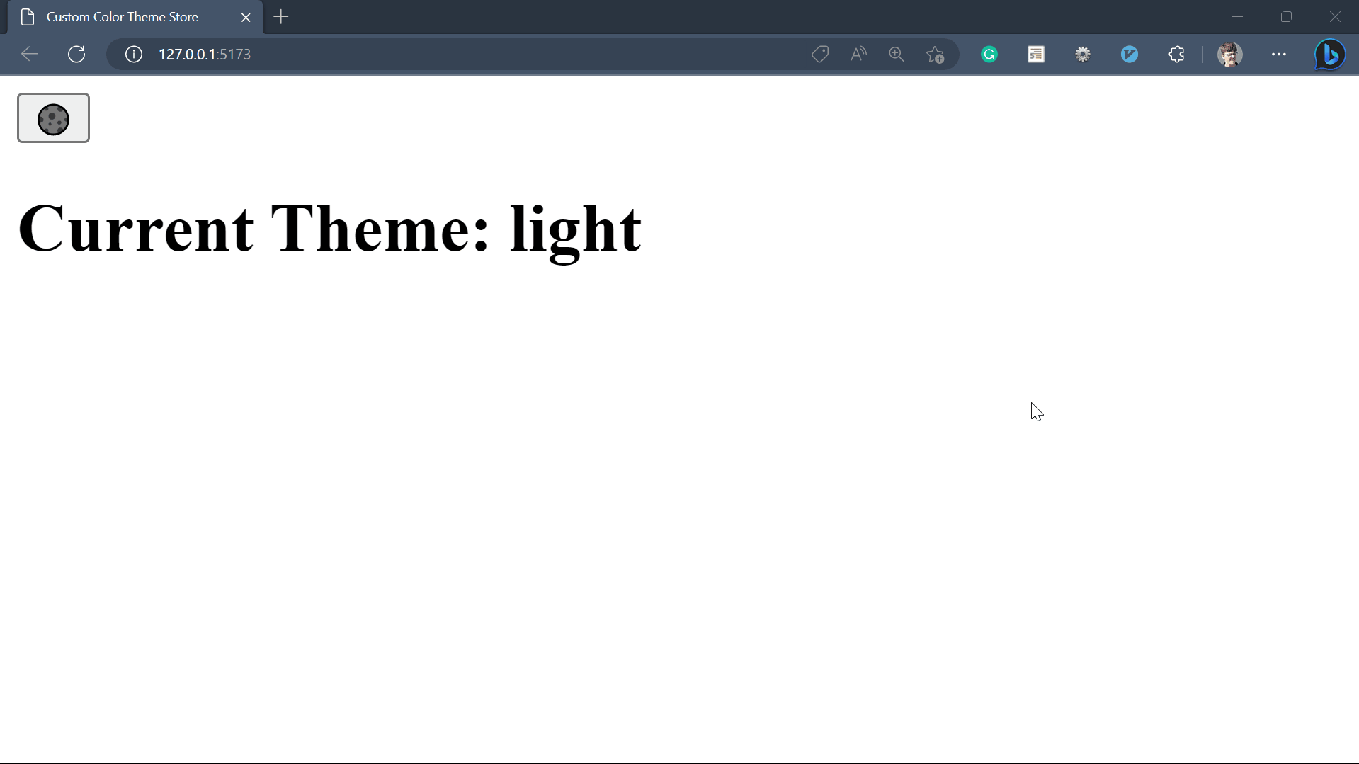 Custom Svelte Store for Color Theme in action