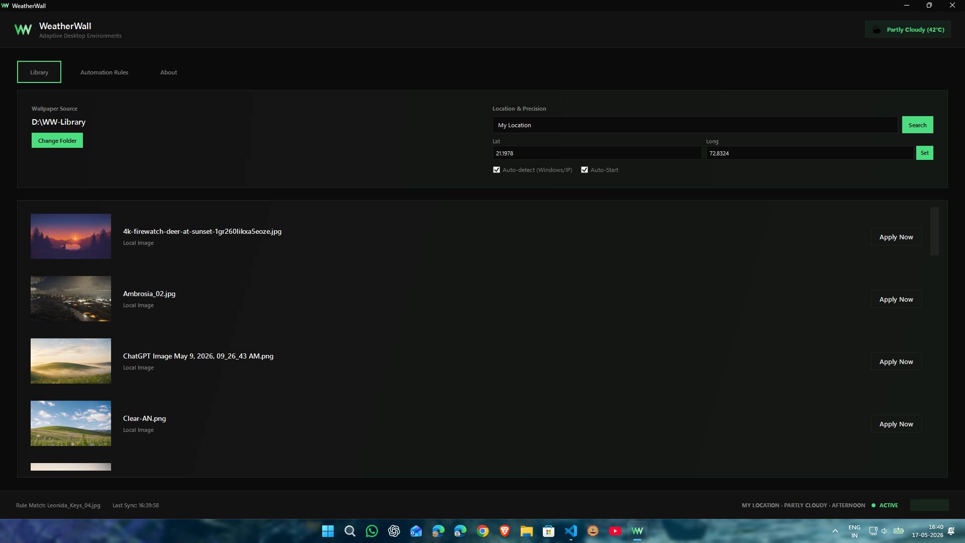 Main UI