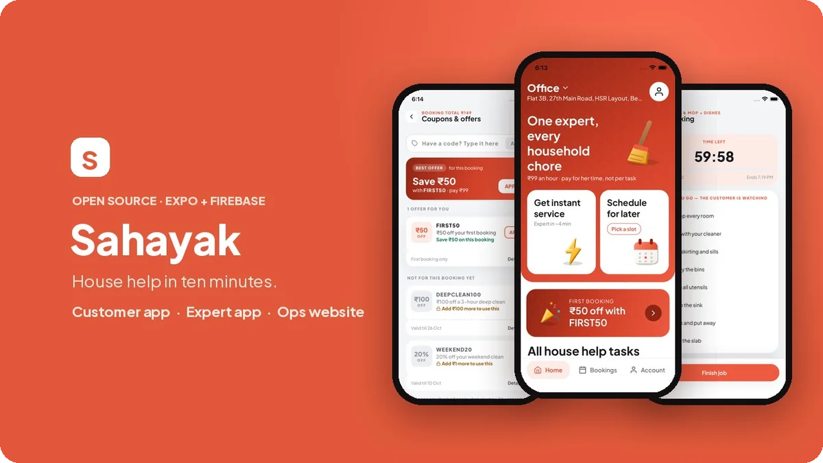 Sahayak — house help in ten minutes