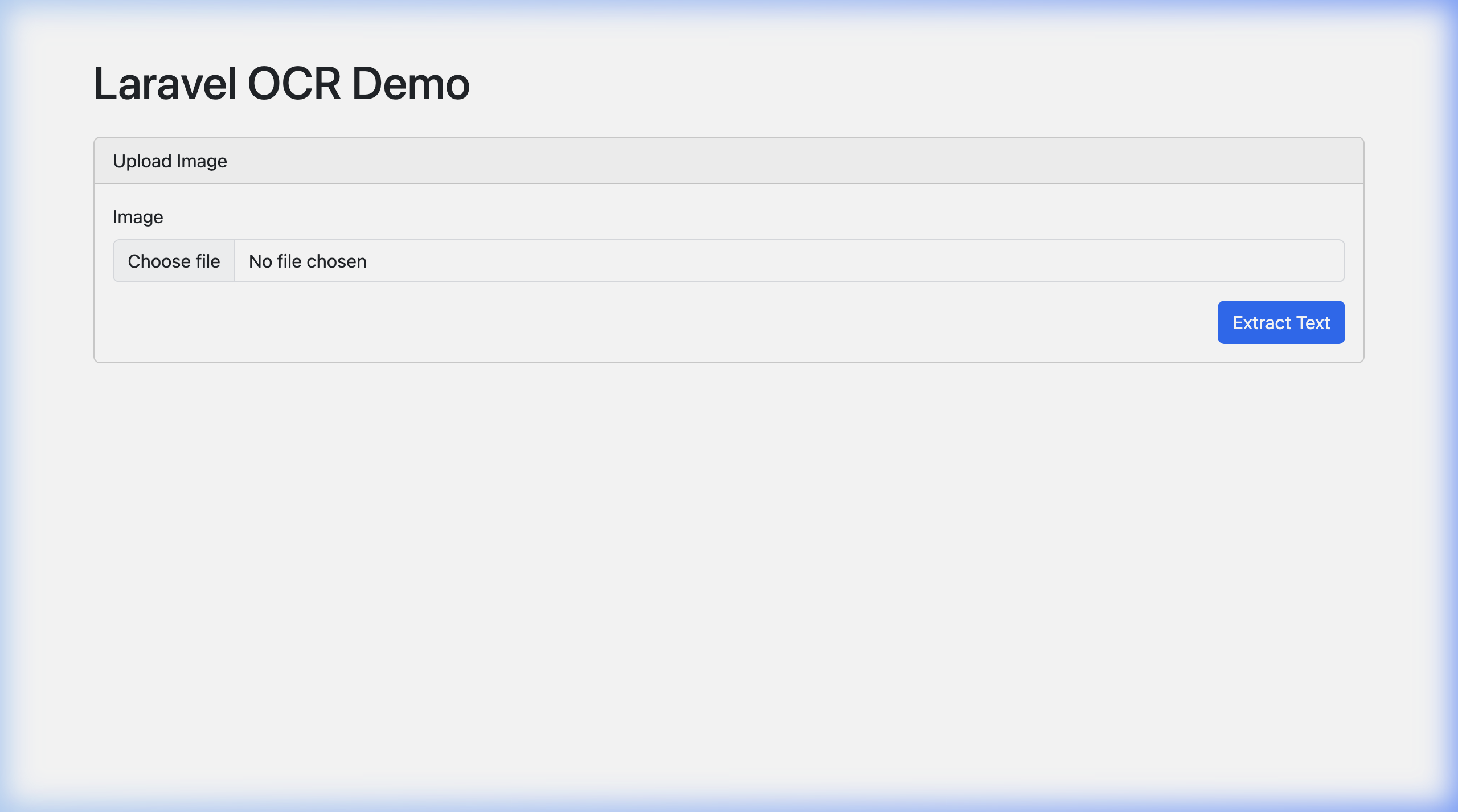 Laravel OCR Demo