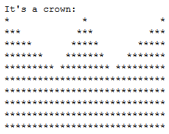 Geometric Crown Shape