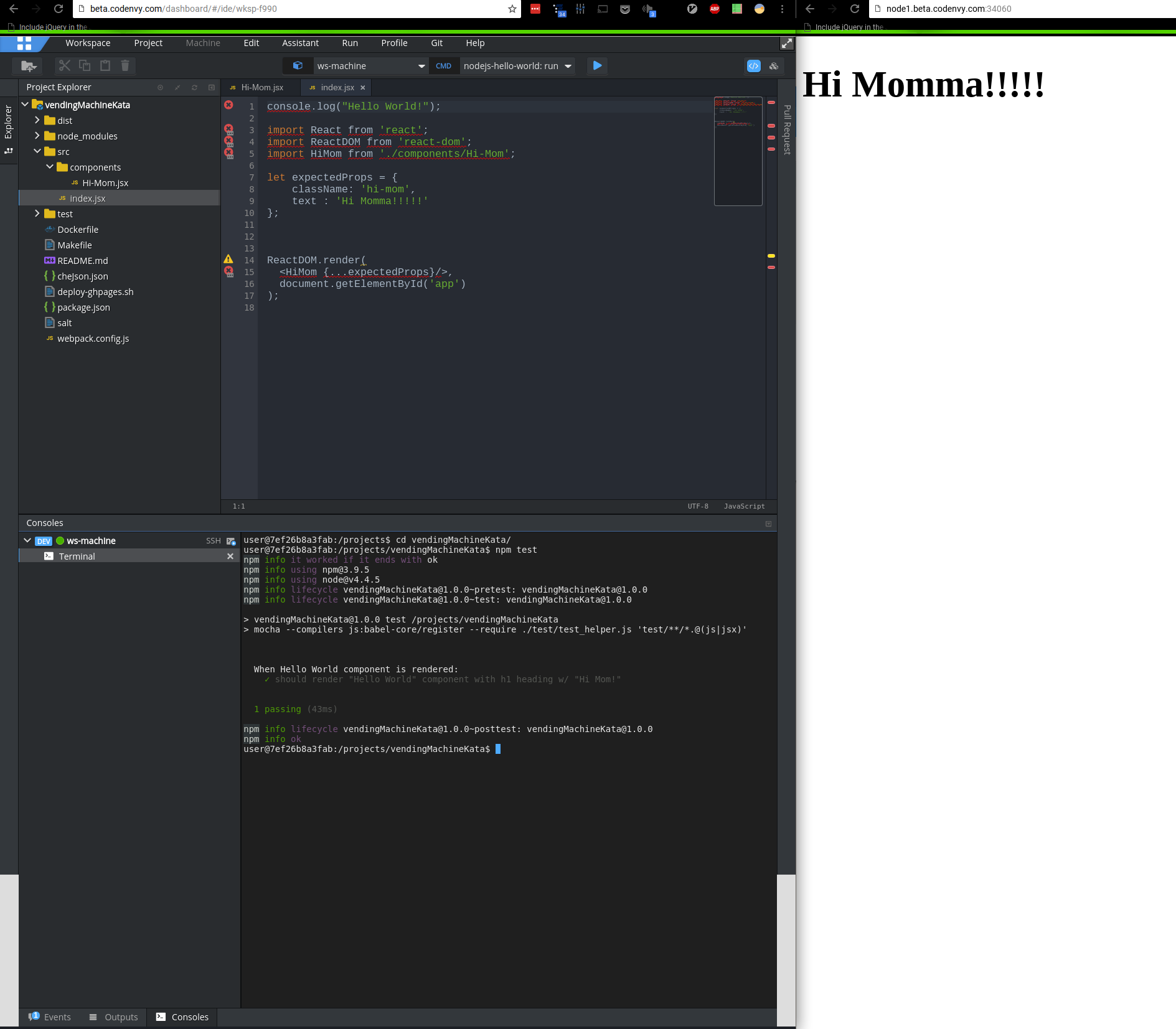 Passing_Test_Hi_Momma