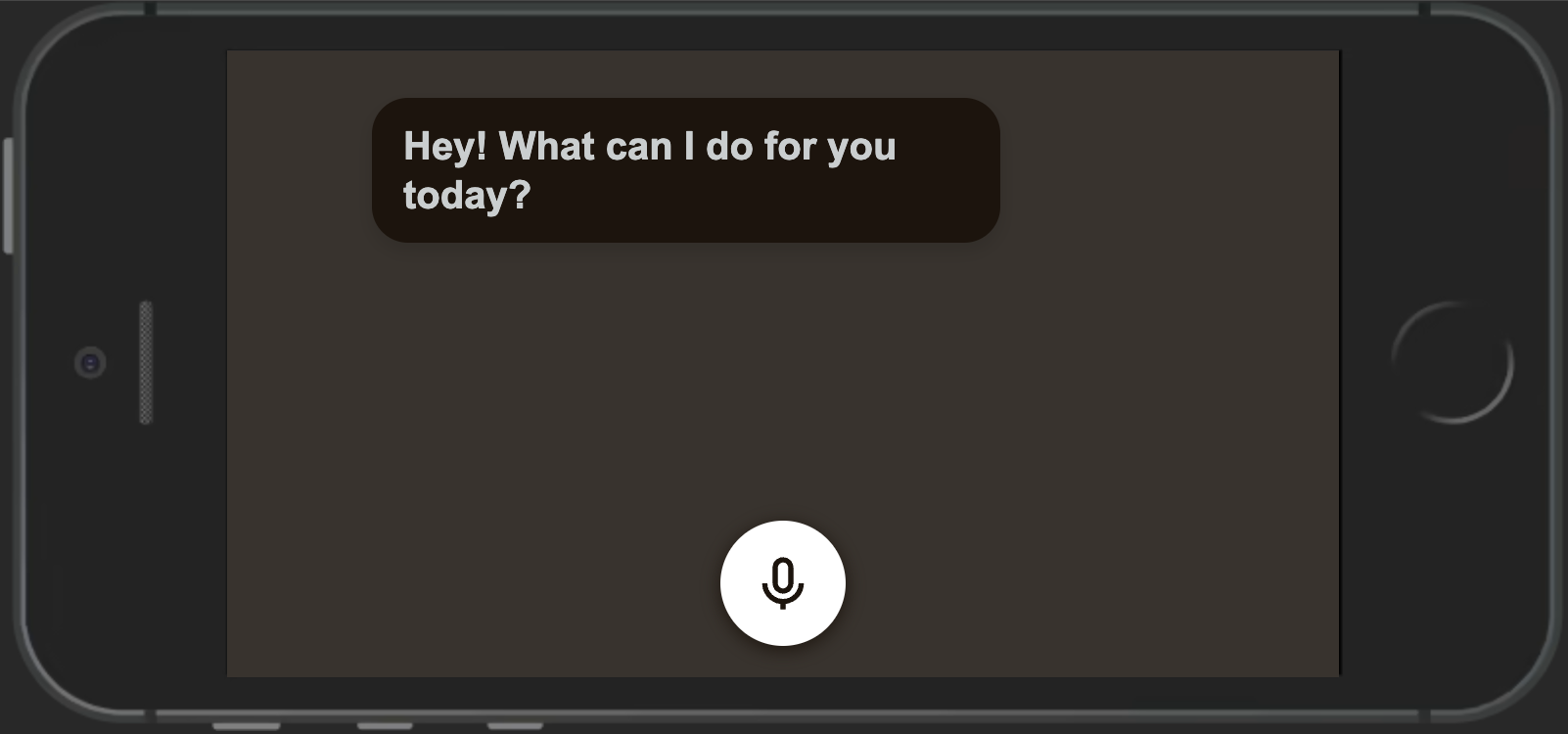 An accessible voice assistant conversation