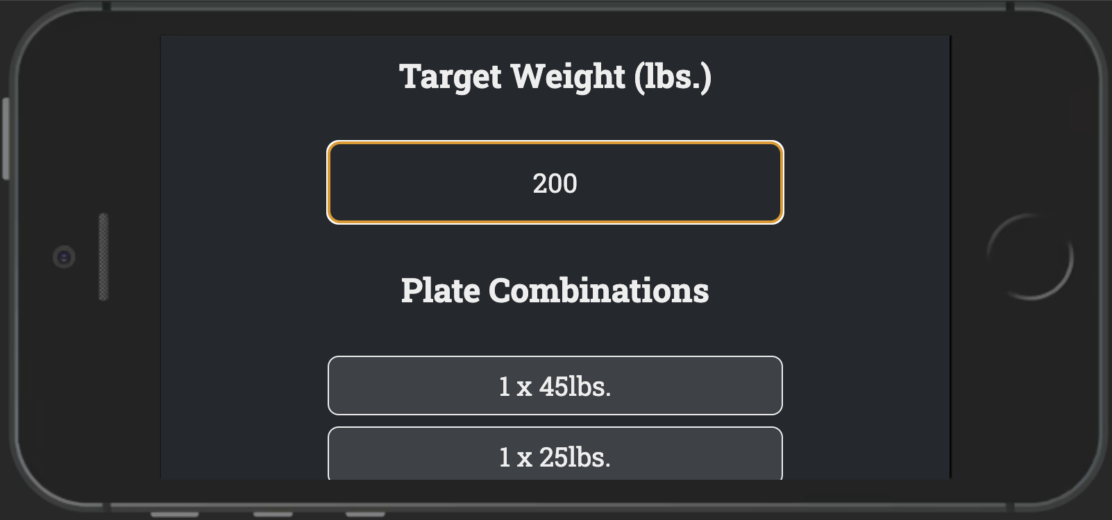 Plate calculator