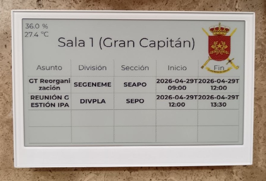 ET MeetingRoom ePaper Sign — SharePoint Room Reservation Display