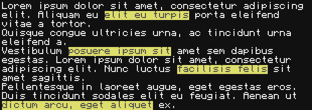 Screenshot of the text produced by the above code