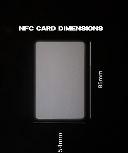 NFC Card Dimensions