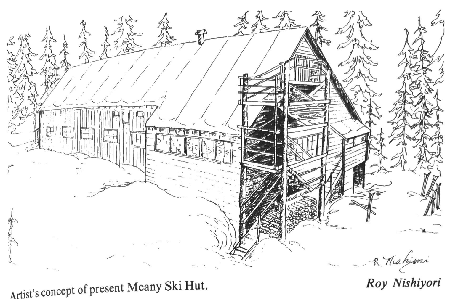 Photo of Meany Lodge in 1975