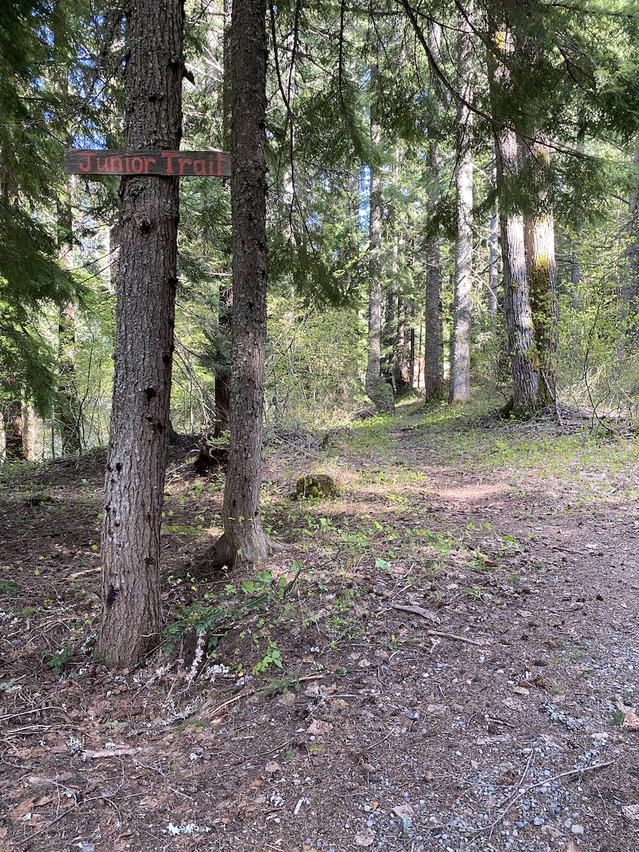 Junior Trail sign