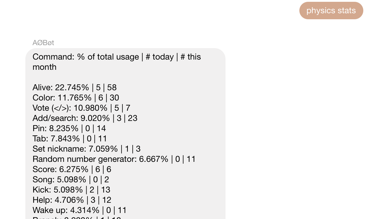 physics stats