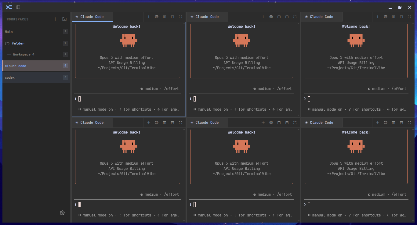 TerminalVibe - Running Claude Code in the terminal