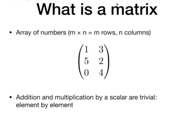 What is a matrix