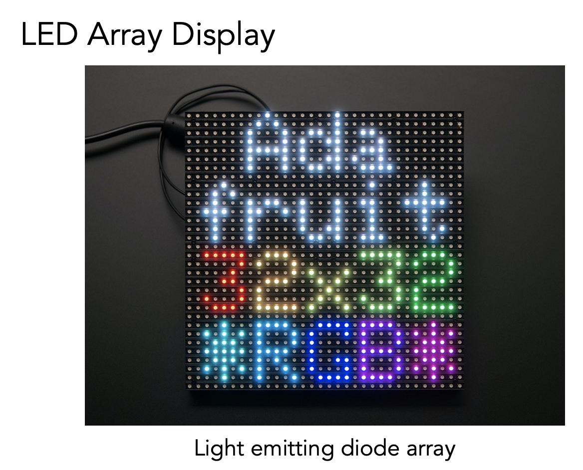 LED Array Display 发光二极管