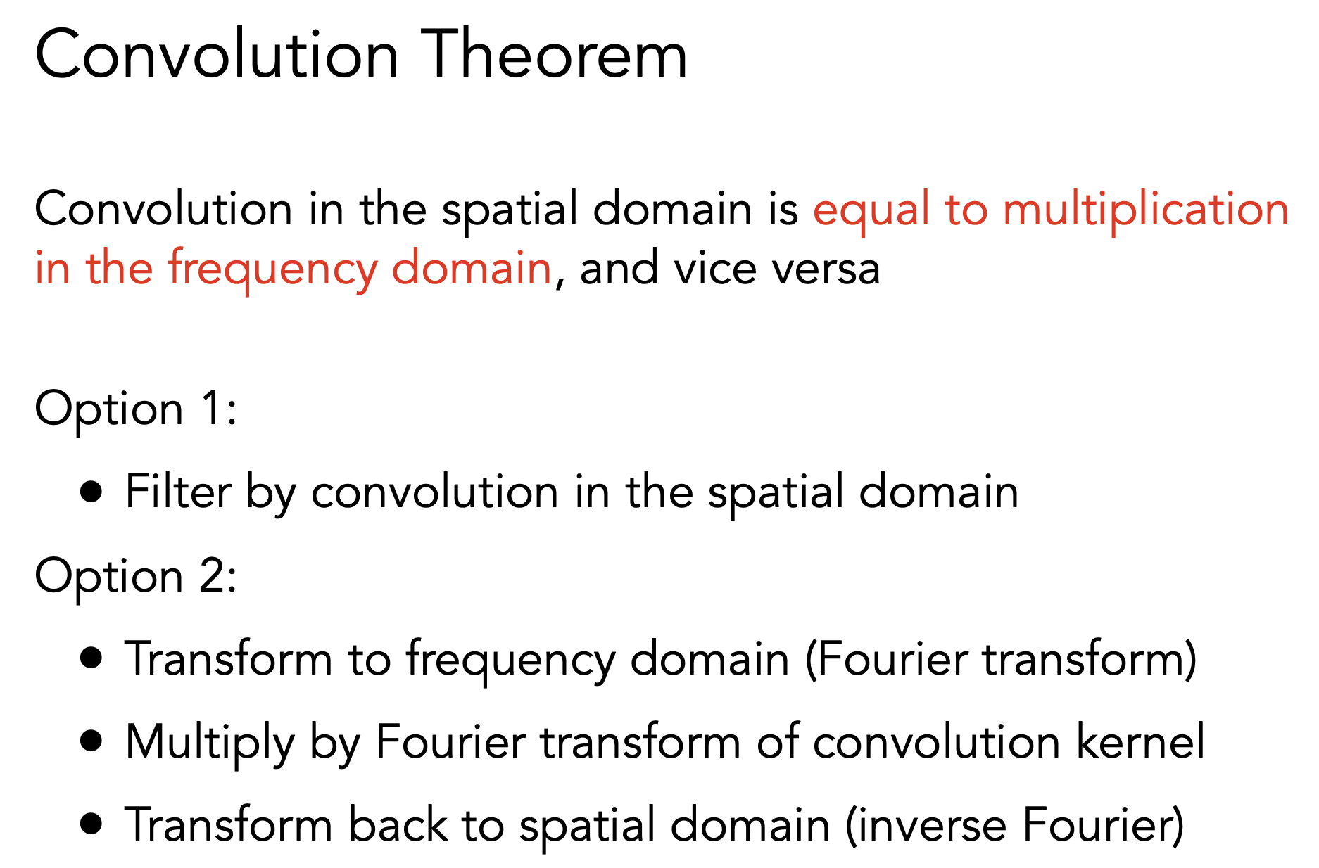 Convolution Theorem