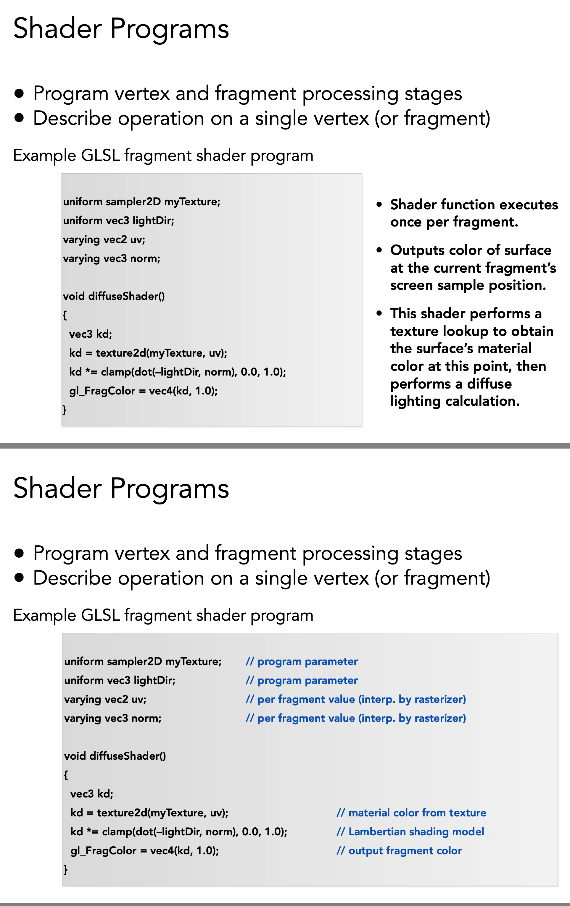 Shader Programs