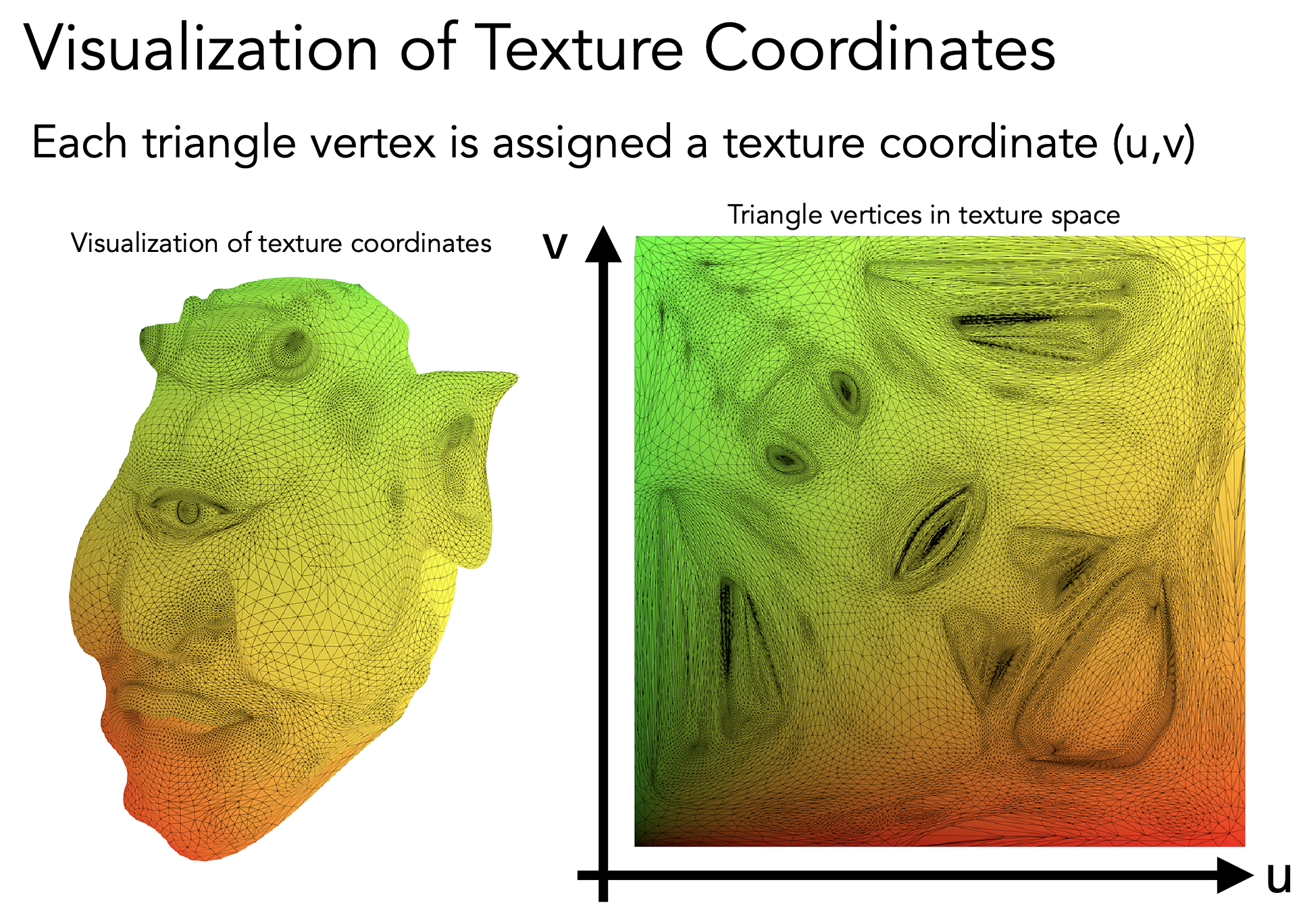 Visualization of Texutre Coordinates