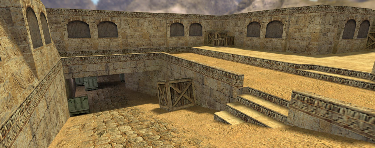 underpass in de_dust by Dave Johnston for Counter-Strike 1.6