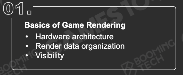 20220522 - GAMES104 - Lecture 4：Rendering on Game Engine