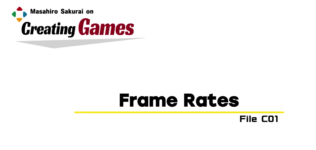20220911 - Frame Rates