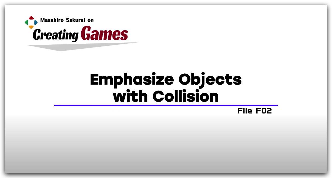 20230326 - Emphasize Objects with Collision